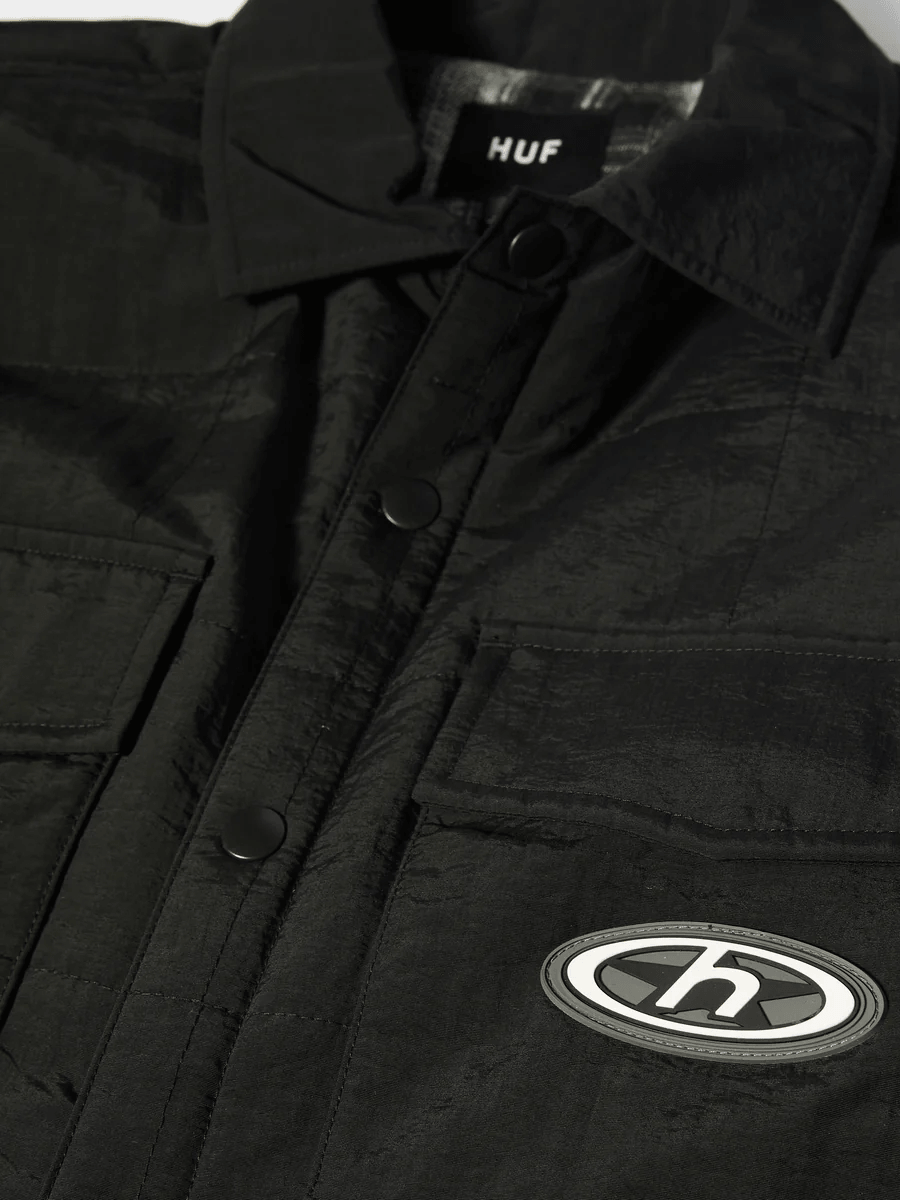 HUF — Рубашка Villard Shacket Black