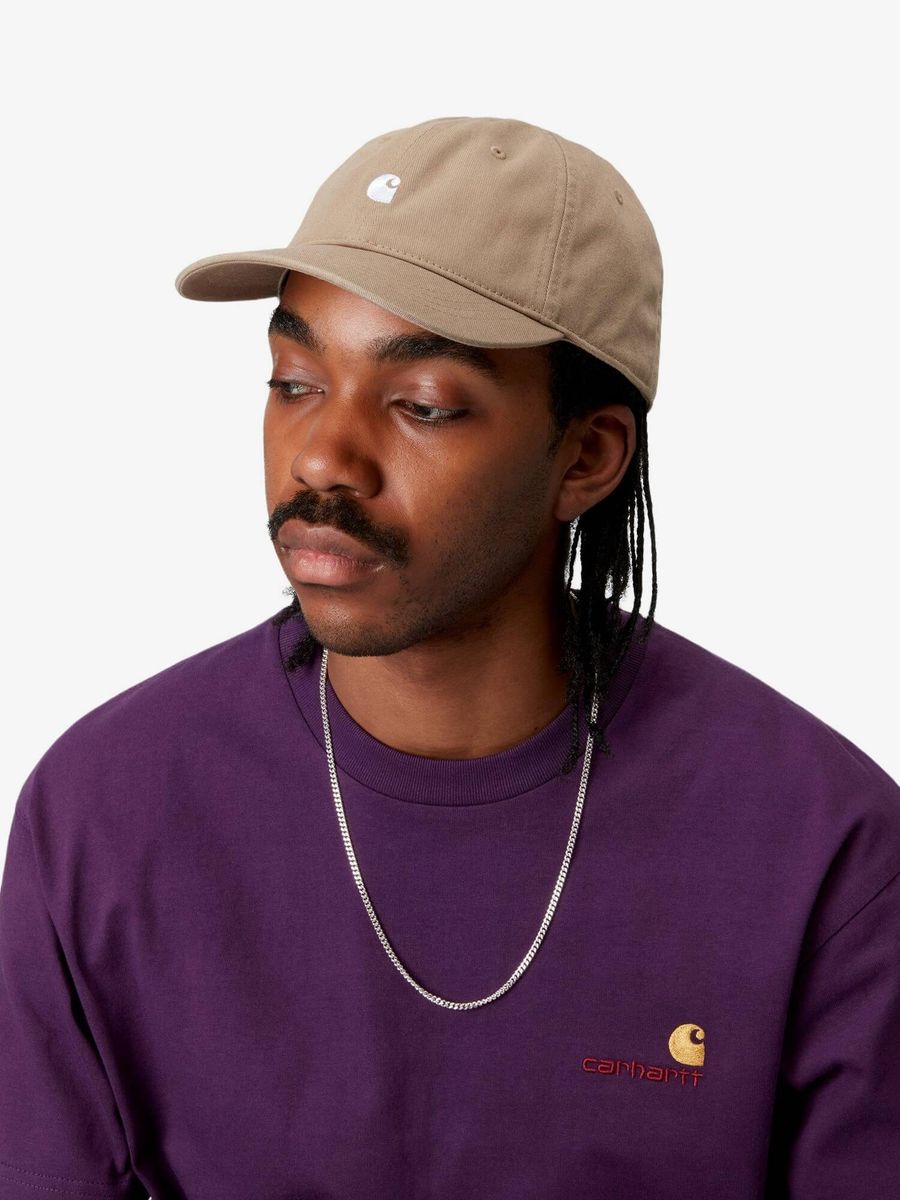 CARHARTT WIP — Кепка Madison Logo Leather/White