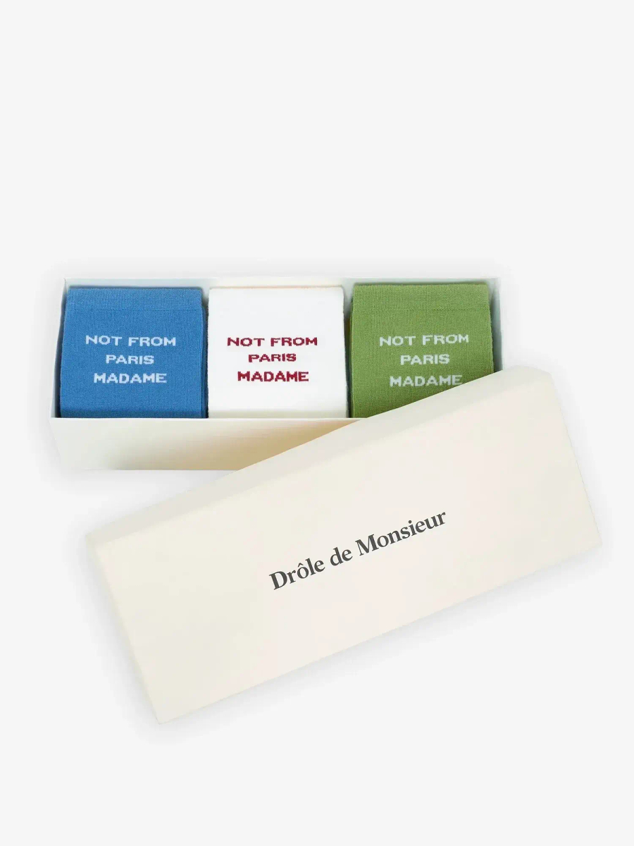 DRÔLE DE MONSIEUR — Носки Le Pack de Chaussettes Slogan Milticolor os