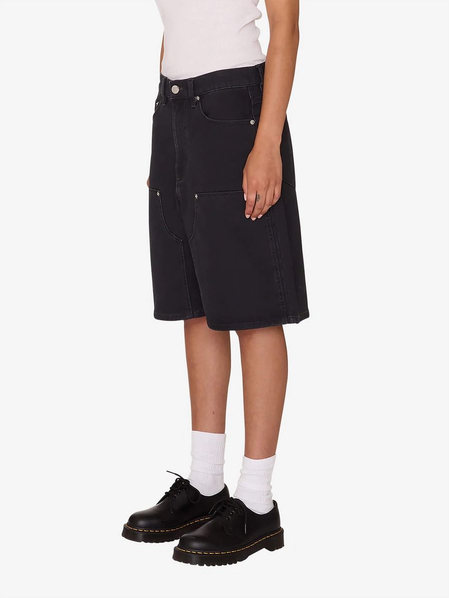 OBEY — Шорты W Shift Panel Short Digital Black (Faded Wash)