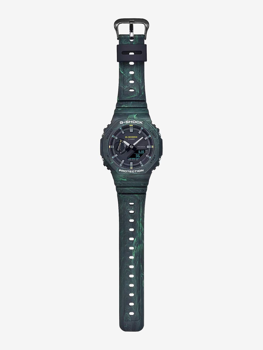 CASIO — Часы G-Shock GA-2100FR-3A Pattern Green/Black
