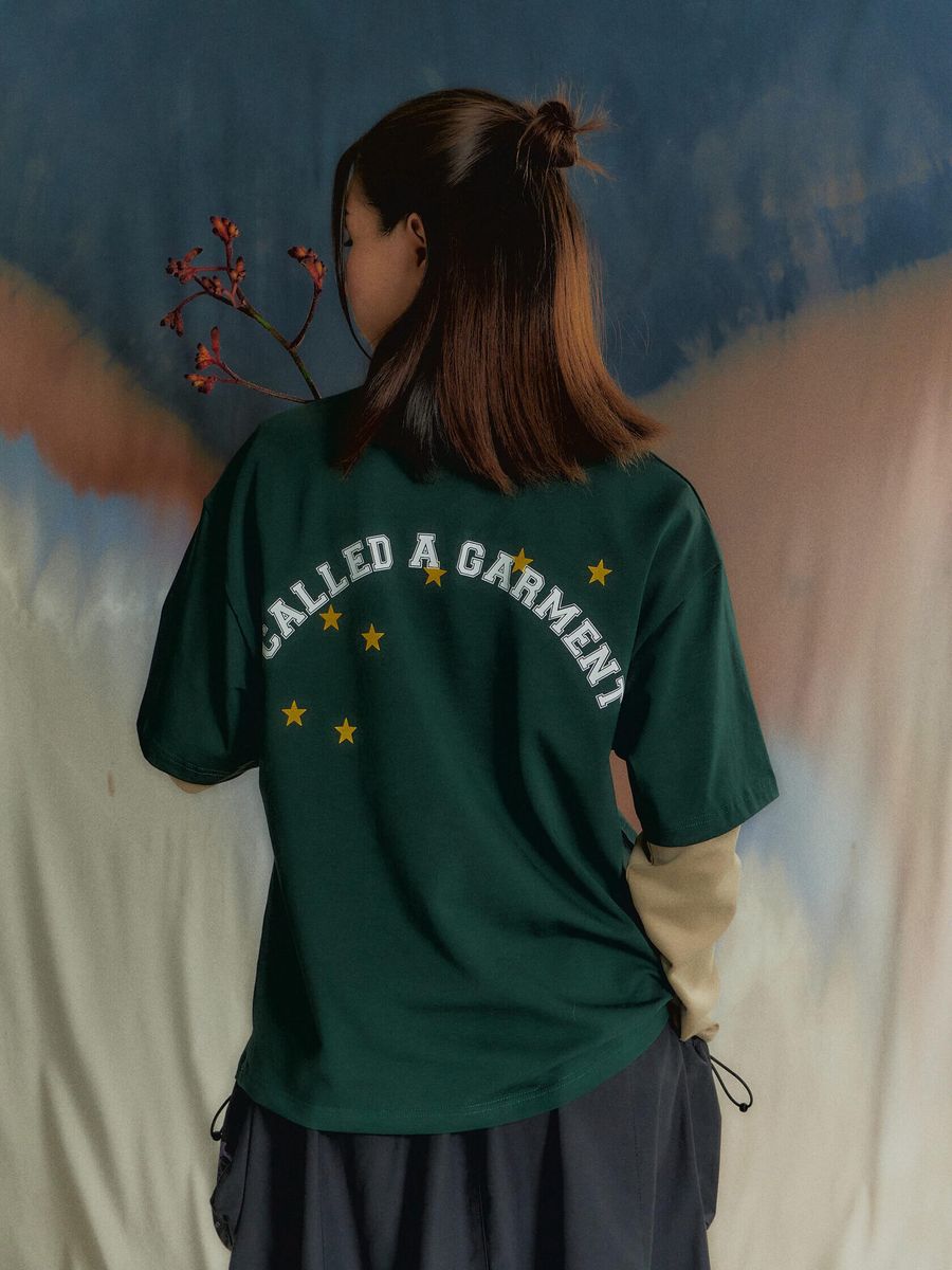 CALLED A GARMENT — Футболка Team Темно-Зеленый