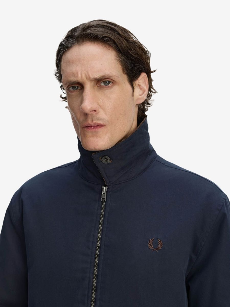 FRED PERRY — Куртка Cotton Caban Jacket Navy/White