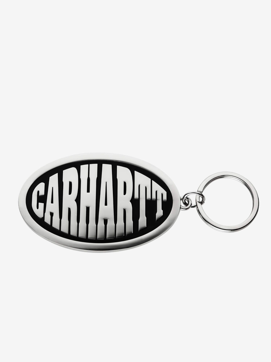 CARHARTT WIP — Брелок Big Time Keychain Silver