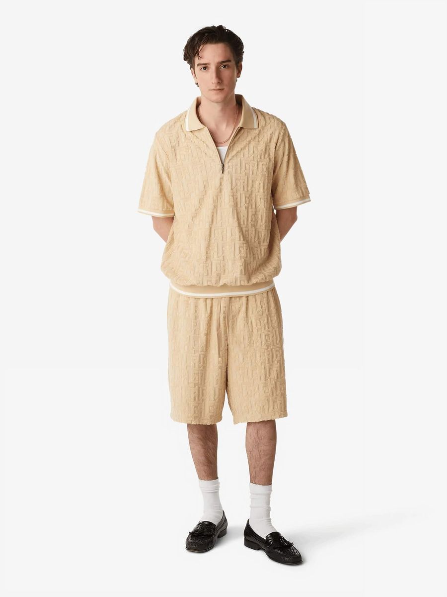 HUF — Поло-вязанное Tether Jacquard S/S Terry Top Twill