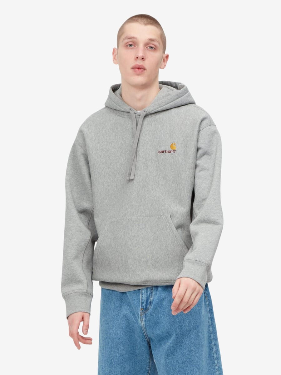 CARHARTT WIP — Худи American Script Ash Heather