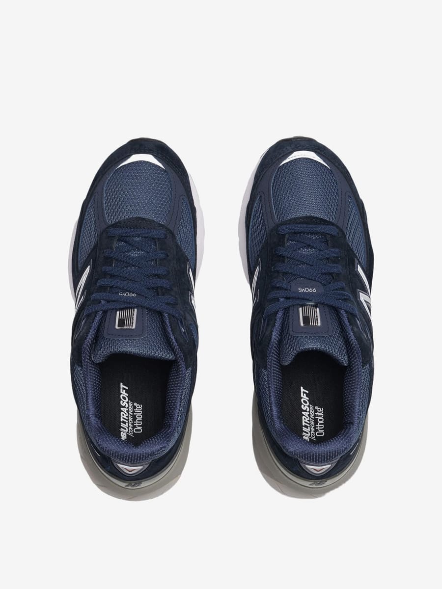 NEW BALANCE — Кроссовки 990 V5 Navy/Silver