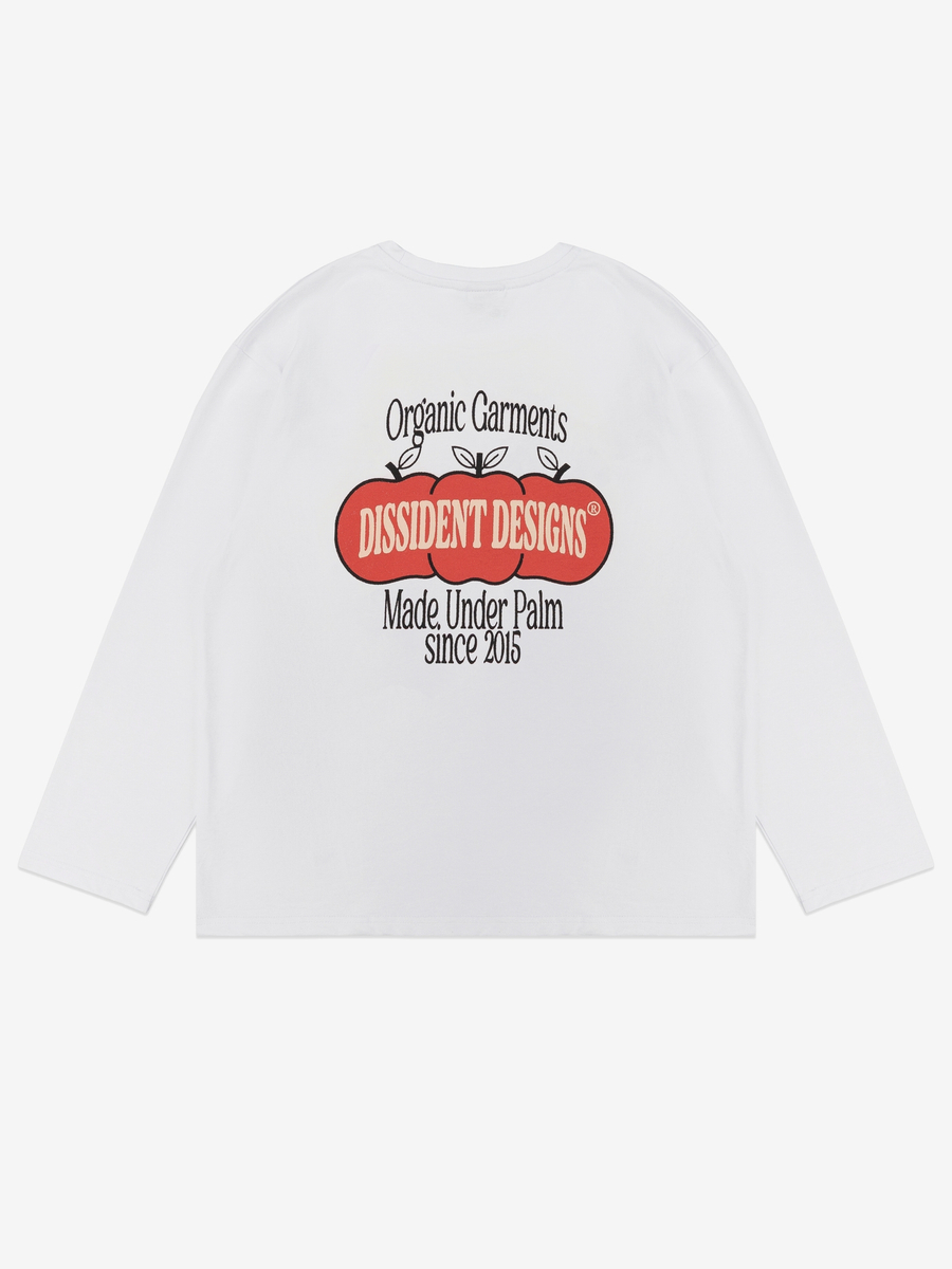 DISSIDENT — Лонгслив Organic Longsleeve in White
