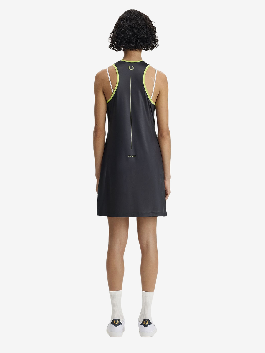 FRED PERRY — Платье Tennis Printed Dress Anchor Grey