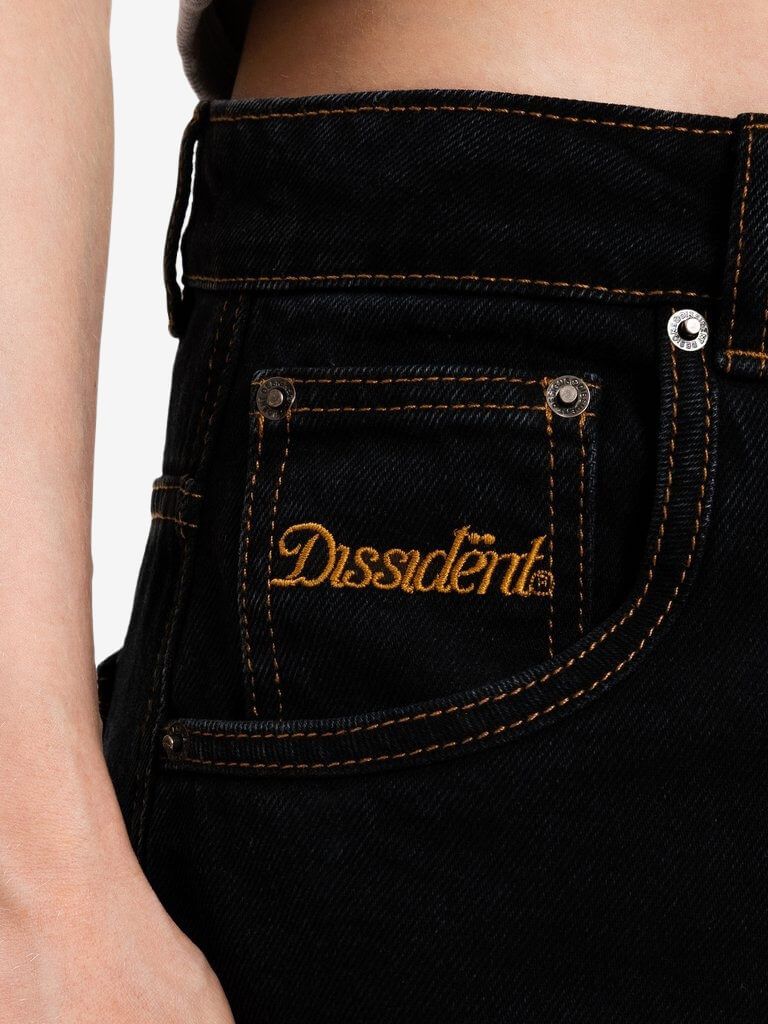 DISSIDENT — Джинсы Coat of Hearts Baggy Jeans Black