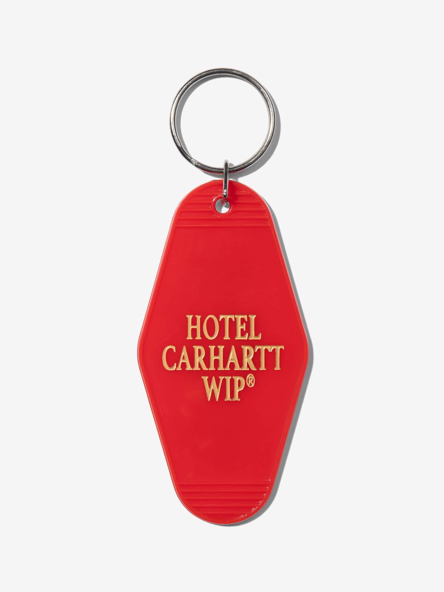 CARHARTT WIP — Брелок Hotel Keys Keychain Scarlet/Winter Spice
