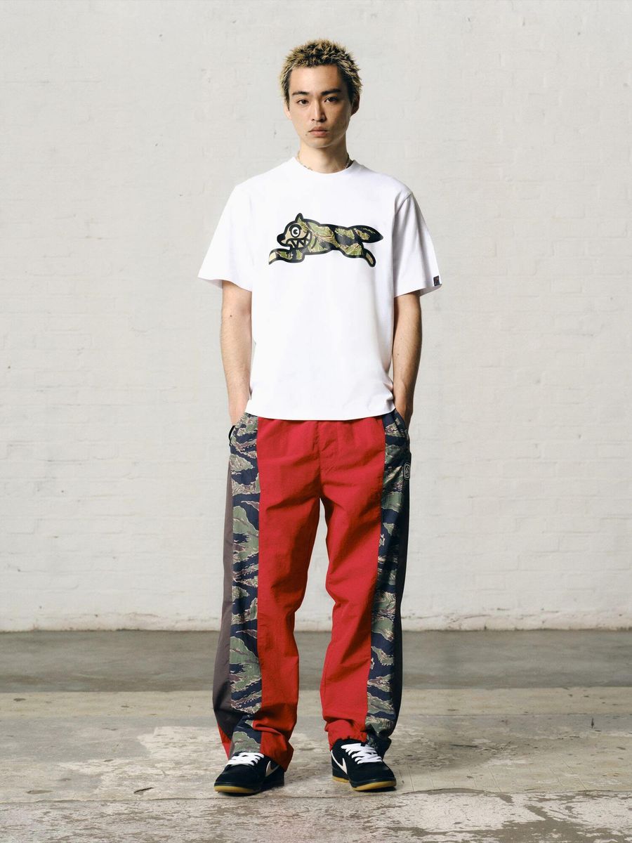 ICECREAM — Футболка Tiger Stripe Running Dog Tee White