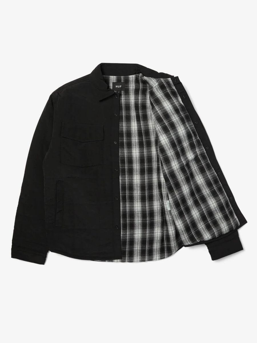 HUF — Рубашка Villard Shacket Black