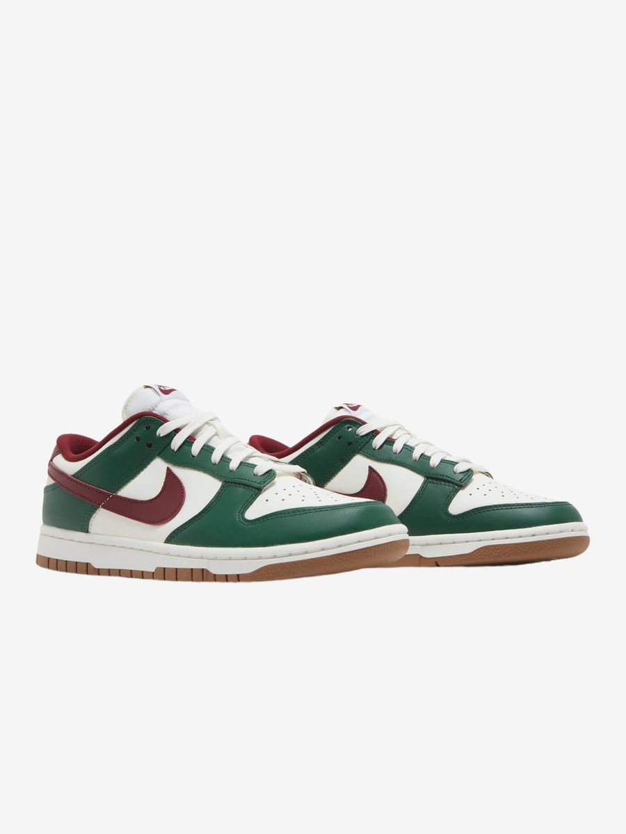 NIKE — Кроссовки Dunk Low Retro Green/Beige/Bordo