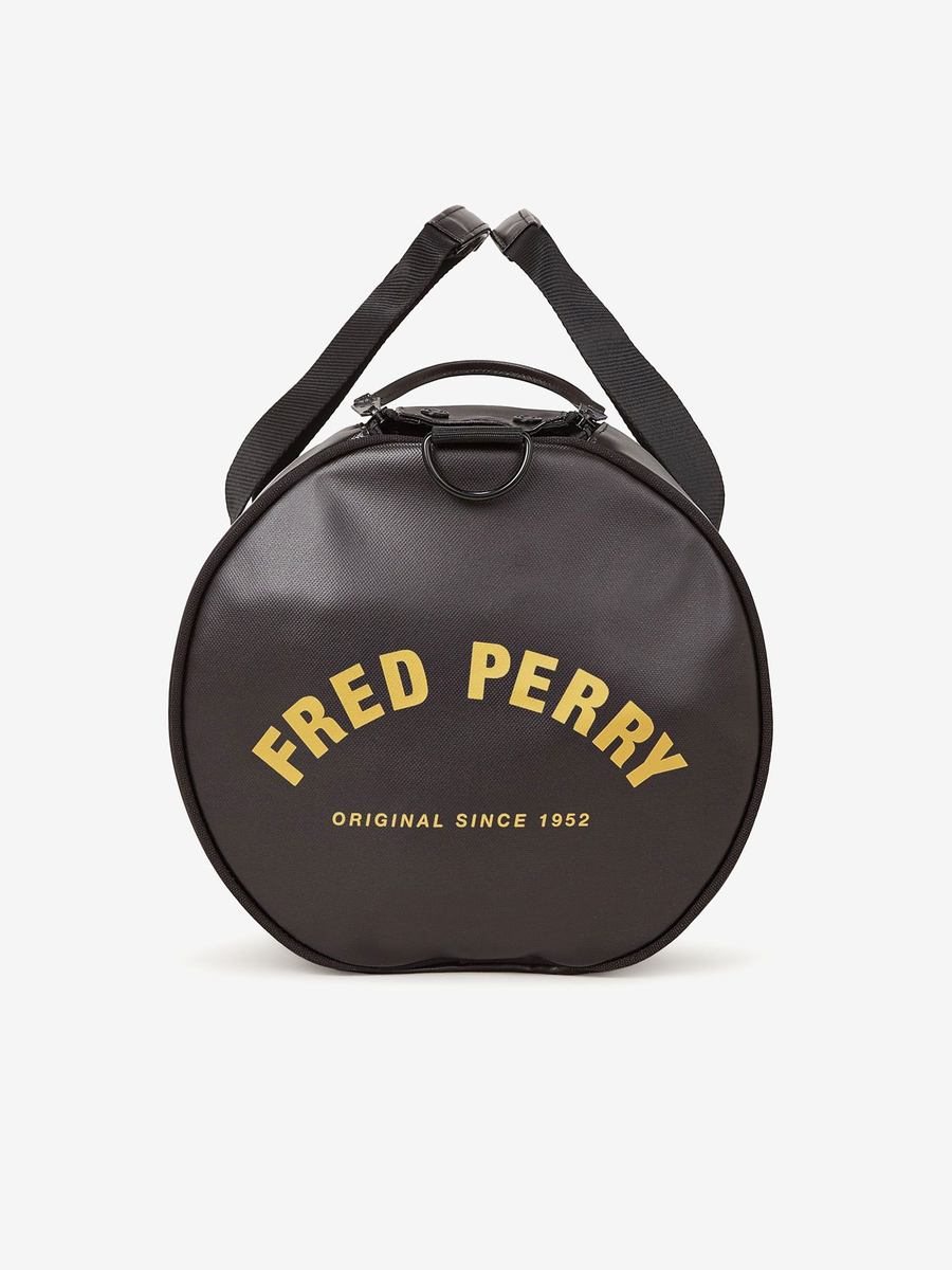 FRED PERRY — Сумка Tonal Barrel Bag Black/Gold