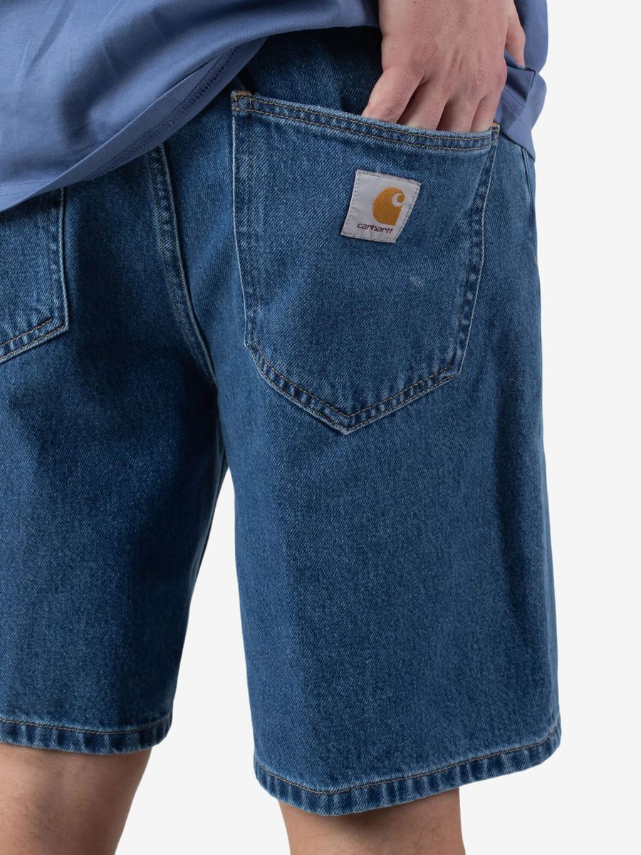 CARHARTT WIP — Шорты Nolan Blue (Heavy Stone Wash)