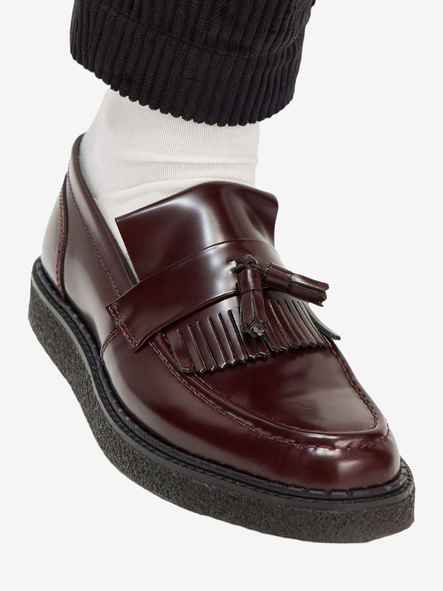 FRED PERRY — Туфли Leather Tassel Loafer Oxblood