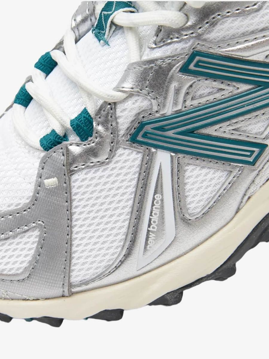 NEW BALANCE — Кроссовки 610 Silver Metallic/Reflection Green