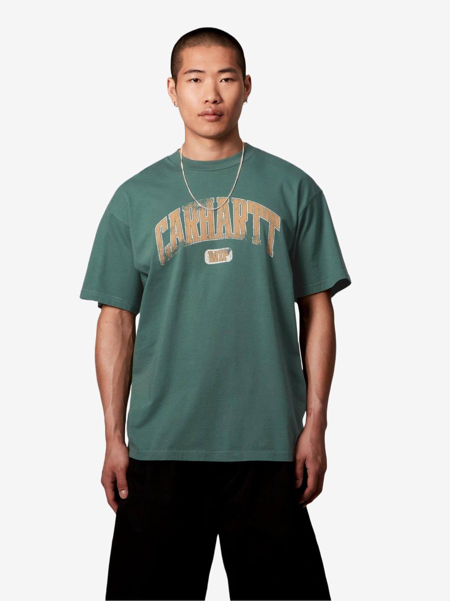 CARHARTT WIP — Футболка S/S Lecture Silver Pine (Heavy Enzyme Wash)