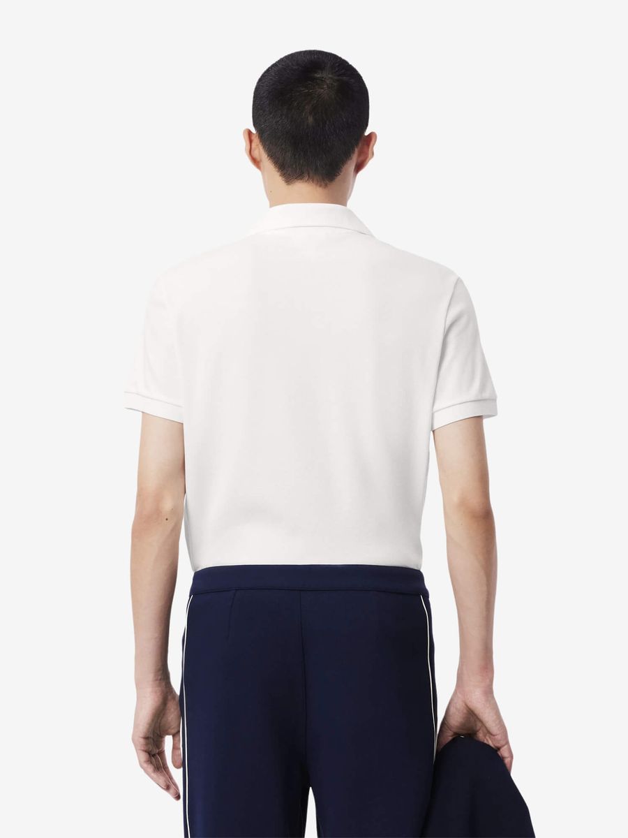 LACOSTE — Футболка Поло Open Neck Paris White