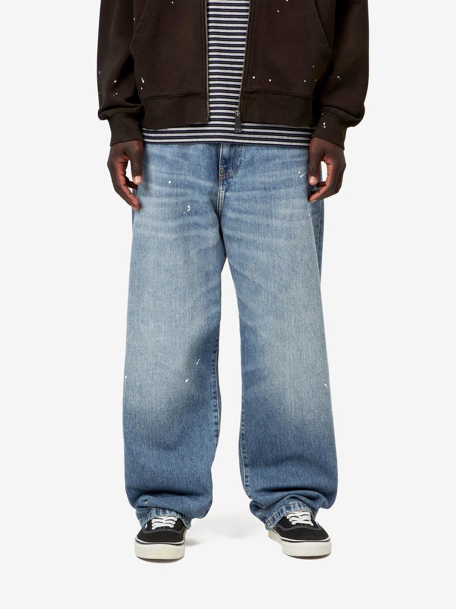 CARHARTT WIP — Джинсы Landon Blue (Destroy Wash, Splatter)