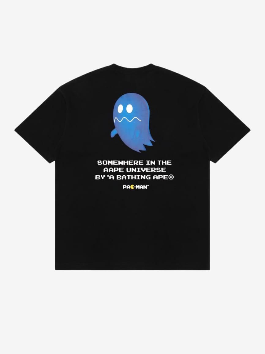 AAPE BY *A BATHING APE — Футболка Aape x Pacman New 2023 Black