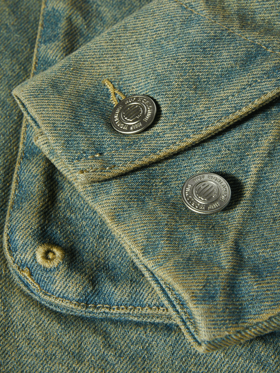 HUF — Куртка Dresden Denim Work Jacket Indigo Earth