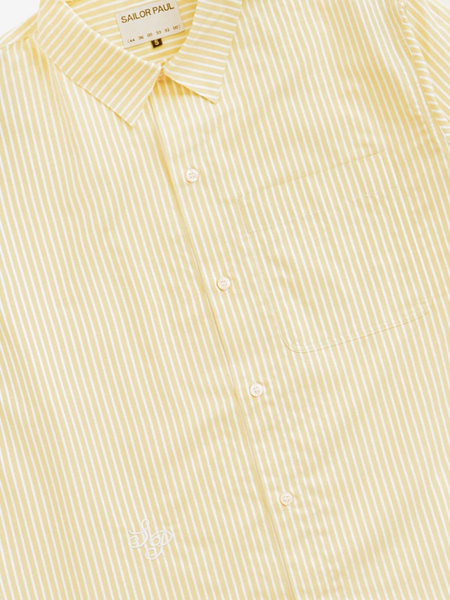 SAILOR PAUL — Рубашка Stripe Embroidery Желтый