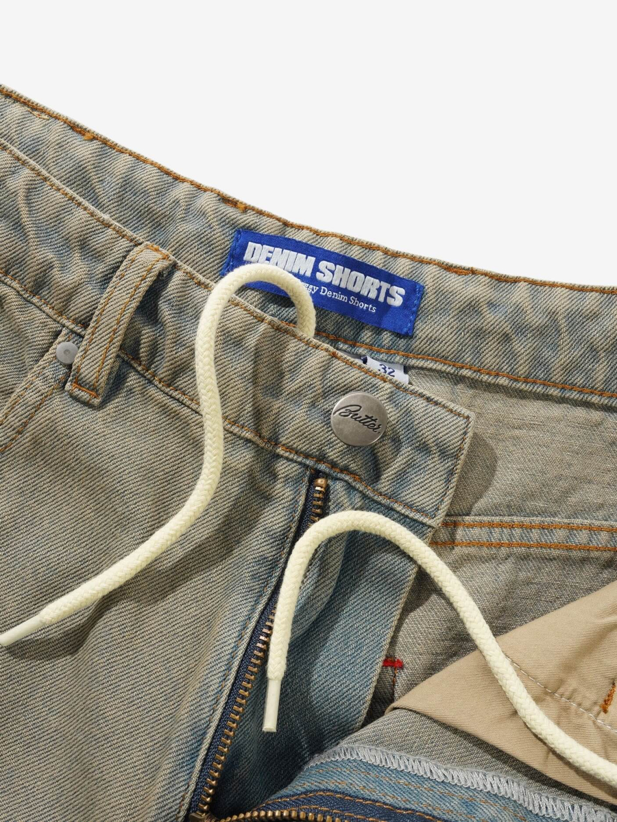 BUTTER GOODS — Шорты Garage Denim Shorts Sunfade Blue