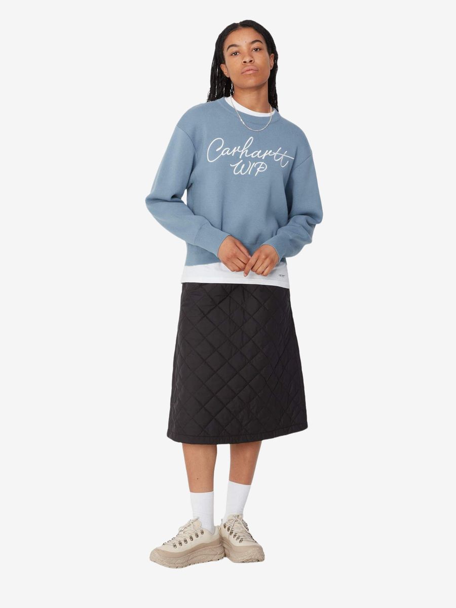 CARHARTT WIP — Свитер Вязаный W Signature Dusty Ice/Wax
