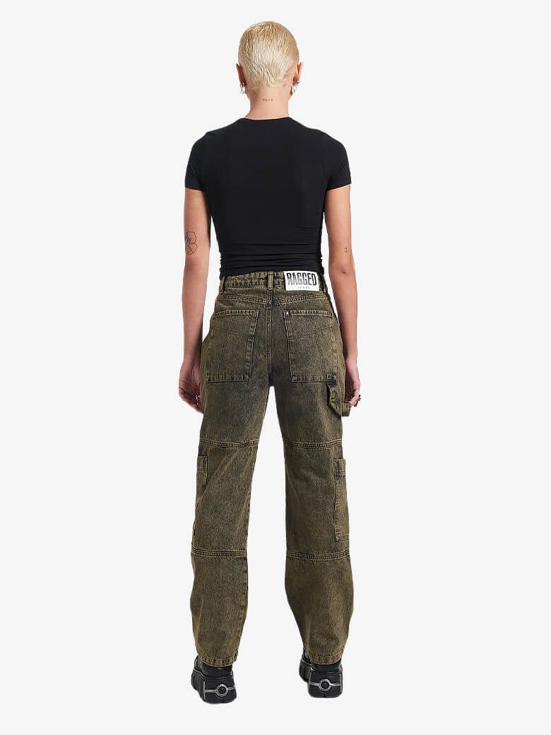 THE RAGGED PRIEST — Sand Wash Combat Jeans
