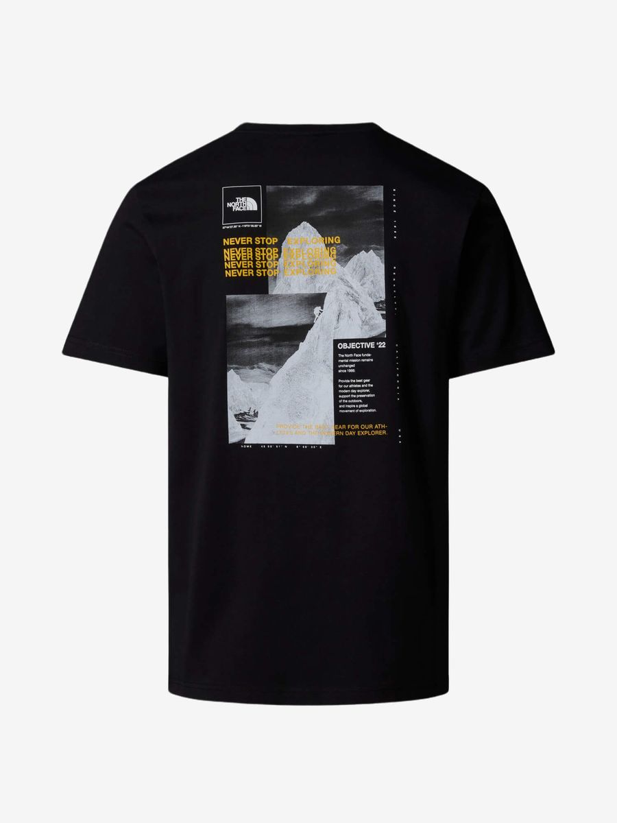 THE NORTH FACE — Футболка Collage Tee Black/Yellow