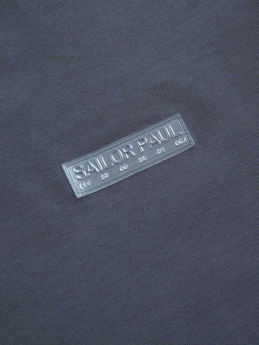 SAILOR PAUL — Футболка Text Logo Label Антрацит