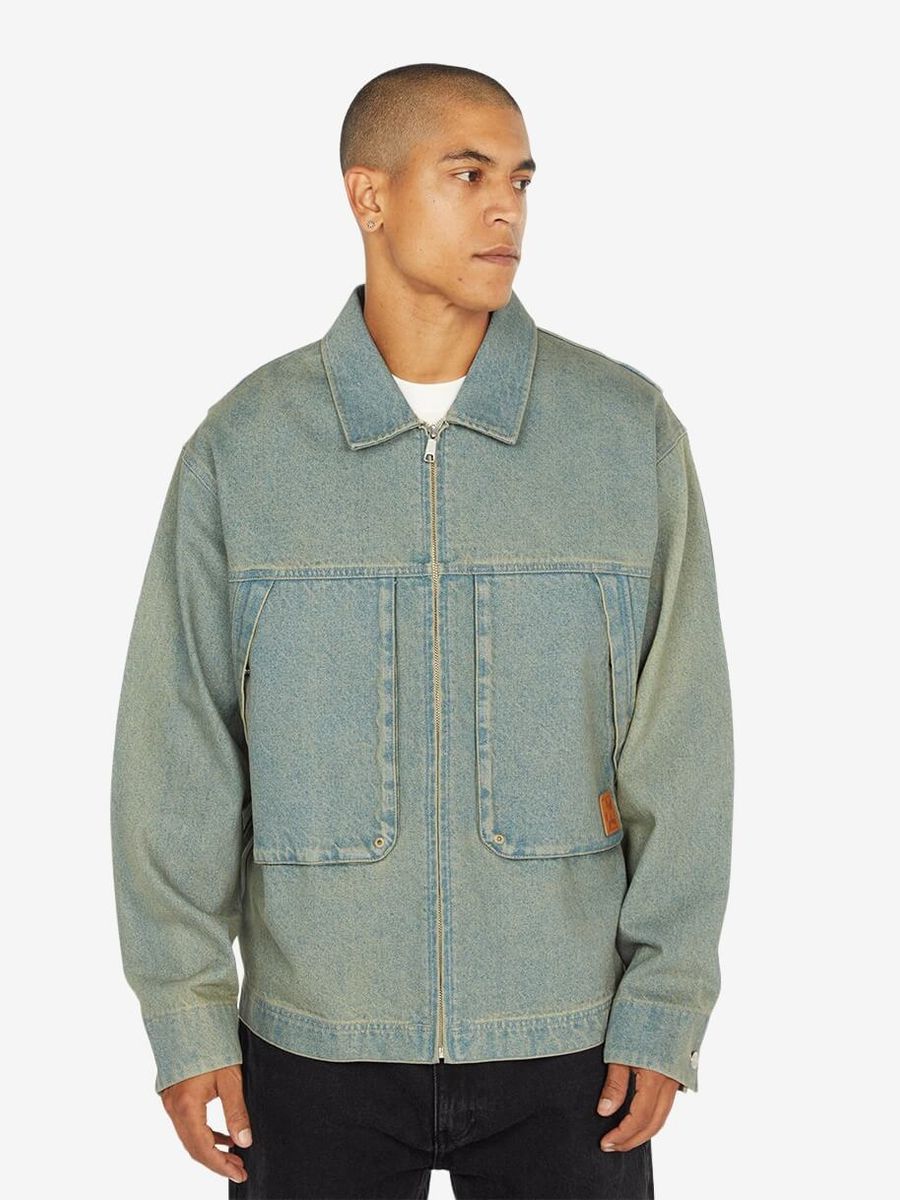 HUF — Куртка Dresden Denim Work Jacket Indigo Earth