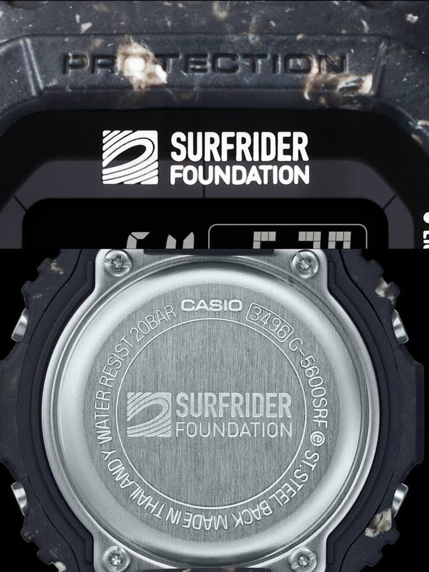 CASIO — Часы G-SHOCK x Surfrider Foundation G-5600SRF-1 Black Texture