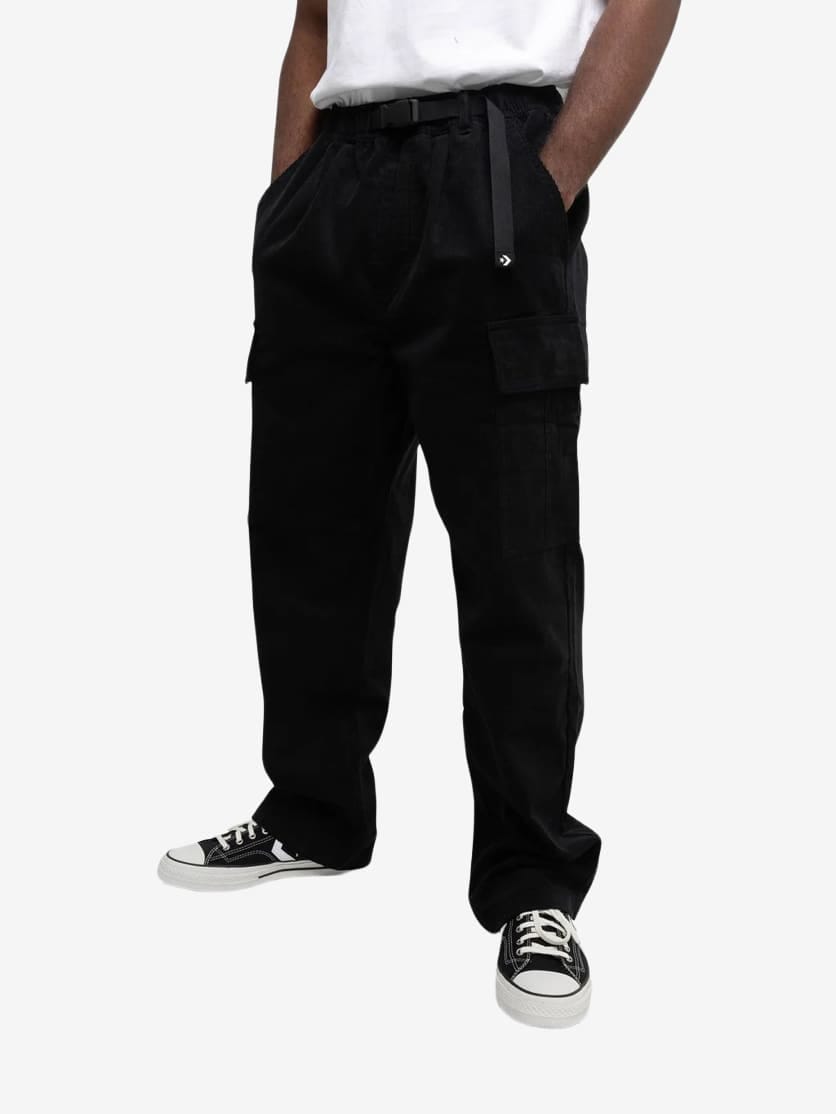 CONVERSE — Штаны Corduroy Cargo Pants Black