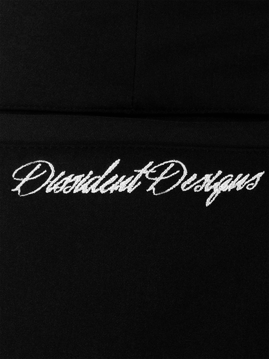 DISSIDENT — Штаны Graduate Wide Trousers in Black