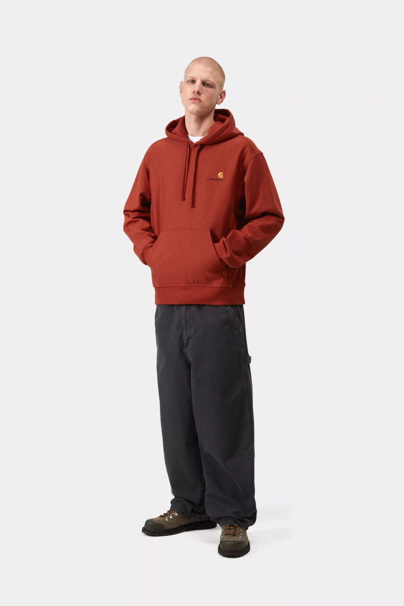 CARHARTT WIP — Худи American Script Oxide Red