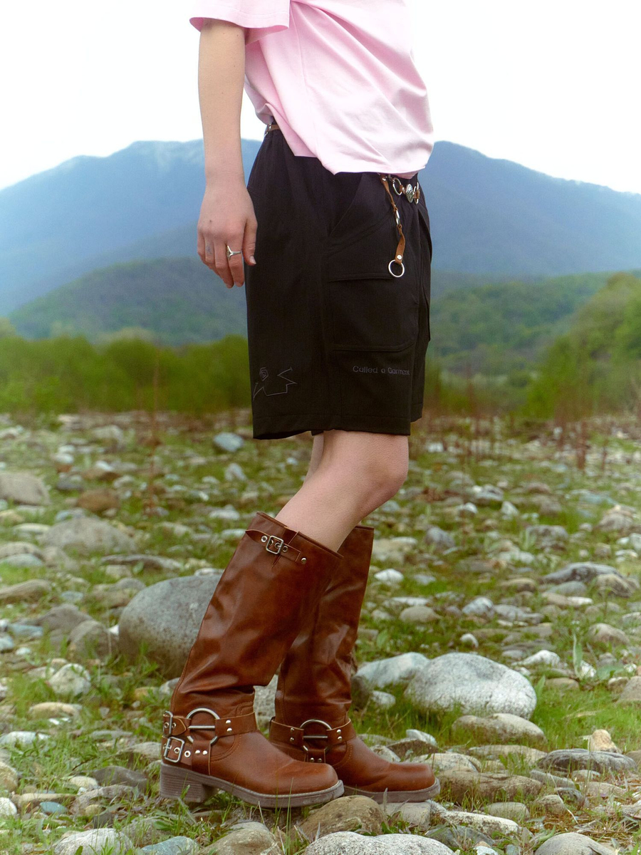 CALLED A GARMENT — Шорты Hikercore Черный