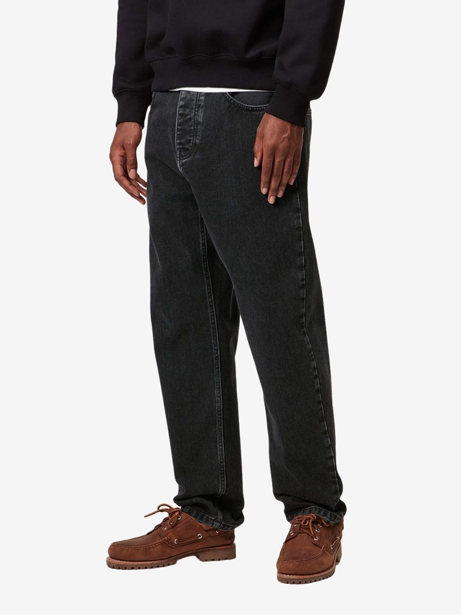 CARHARTT WIP — Джинсы Newel Black (Stone Washed)
