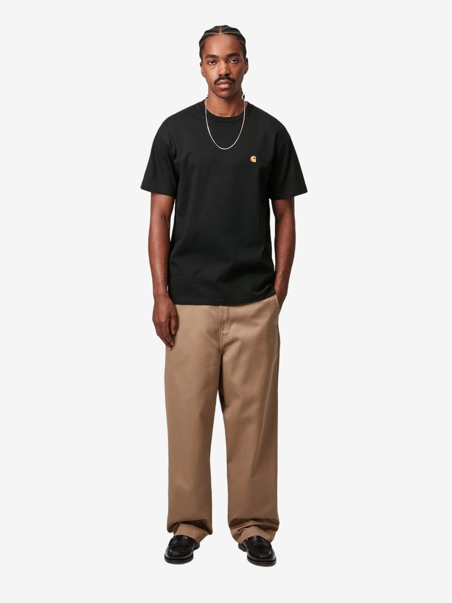 CARHARTT WIP — Футболка Chase Black/Gold