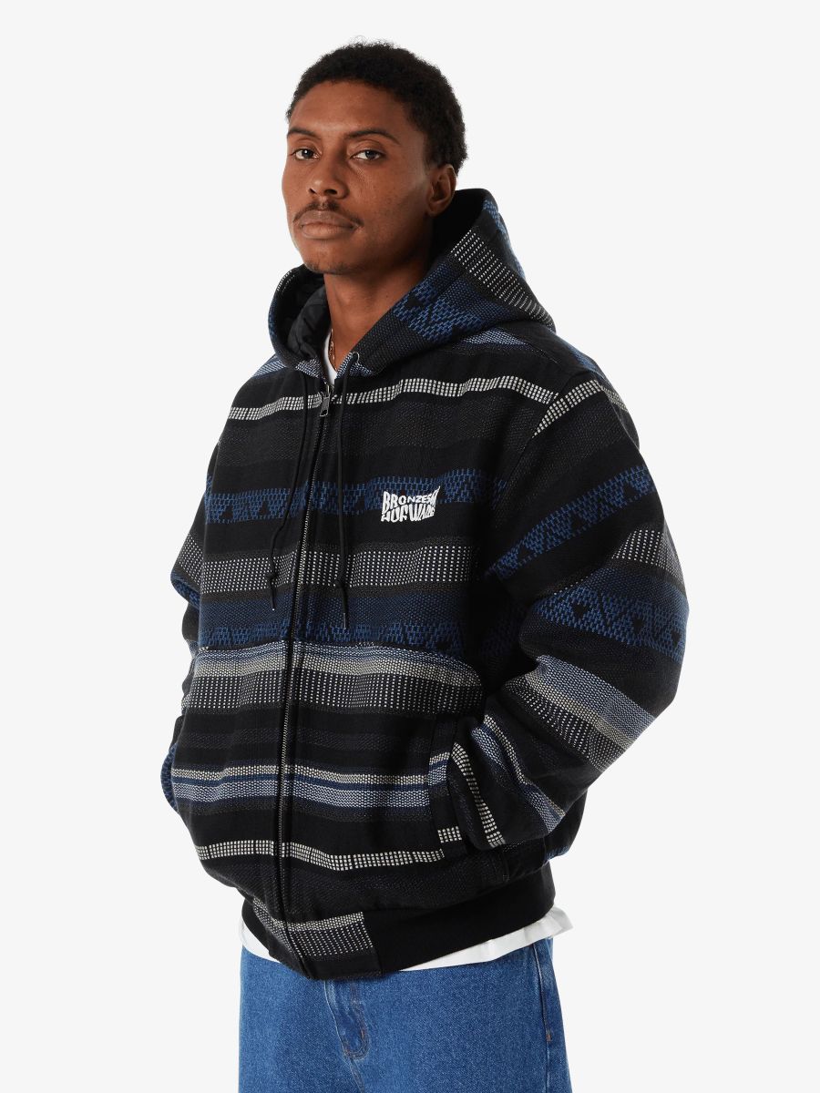 HUF — Куртка HUF x Bronze56K Baja Work Jacket Black Multi