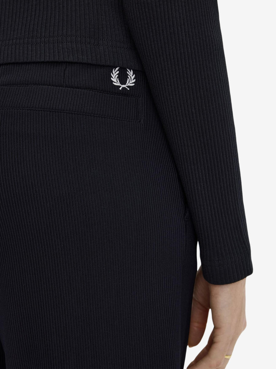 FRED PERRY — Штаны Rib Tricot Trousers Black
