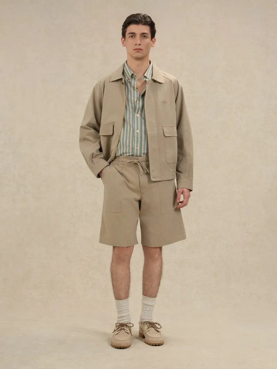 DRÔLE DE MONSIEUR — Рубашка Chemise Rayée Drôle Water Green
