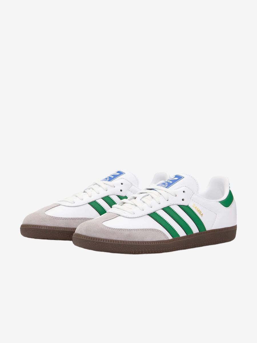 ADIDAS ORIGINALS — Samba OG White/Green
