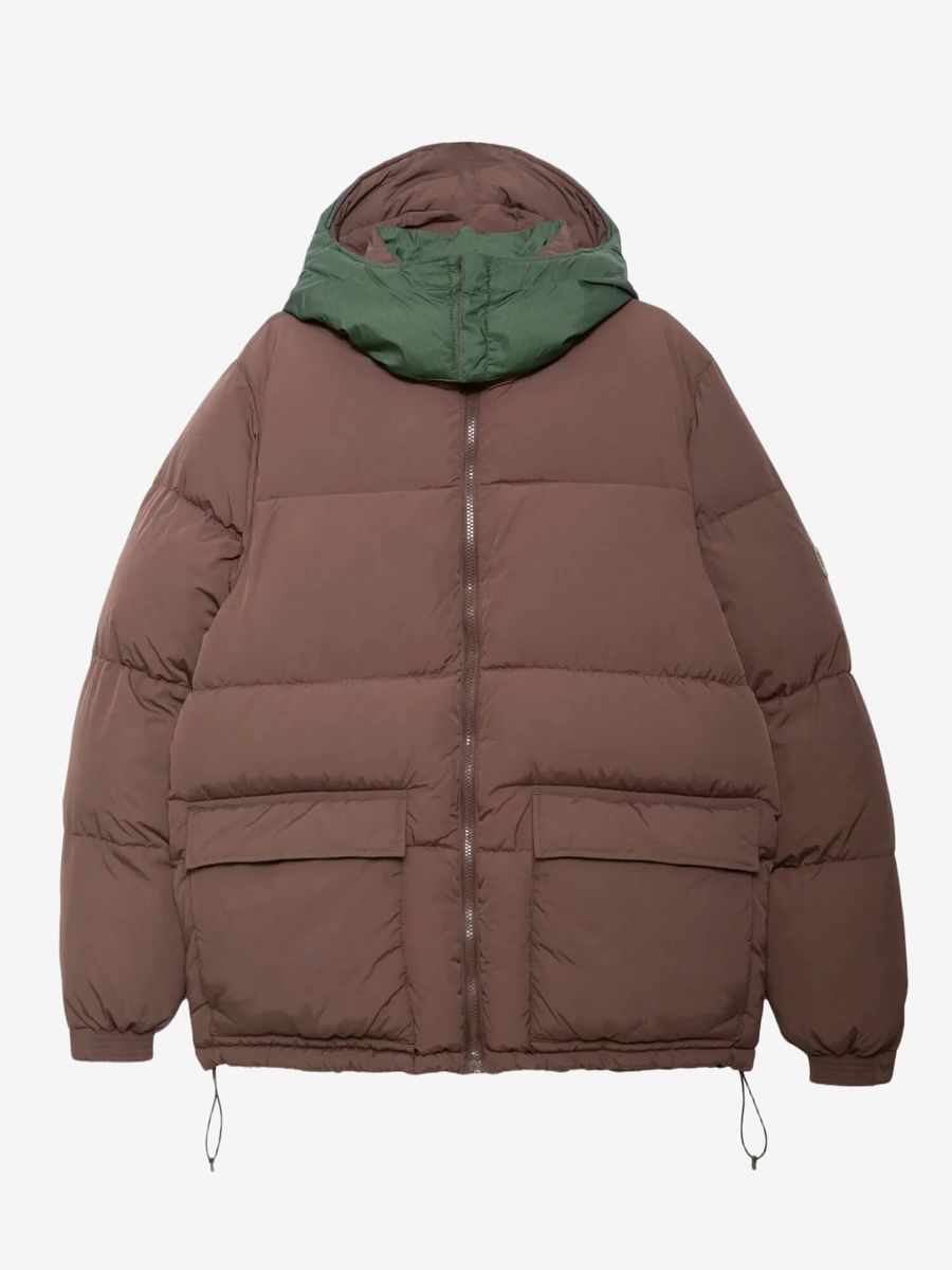 МЕЧ — Куртка Puffer Reversible Brown/Pine Green