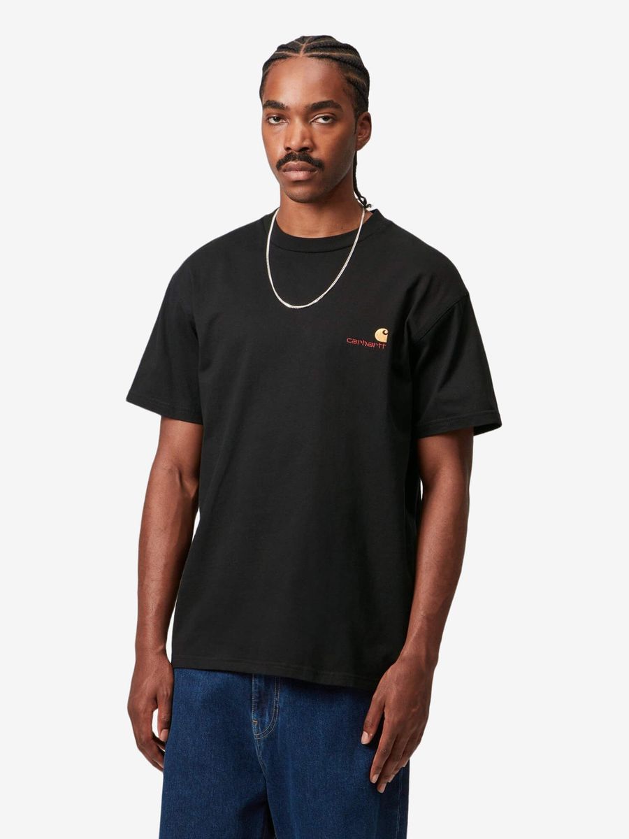 CARHARTT WIP — Футболка American Script Black
