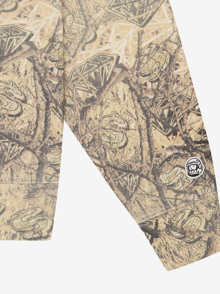BILLIONAIRE BOYS CLUB — Худи Diamonds & Dollars Tree Camo Arch Logo Popover Camo
