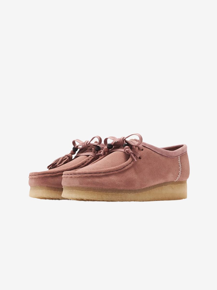 CLARKS ORIGINALS — Обувь Wallabee Dusty Pink Suede