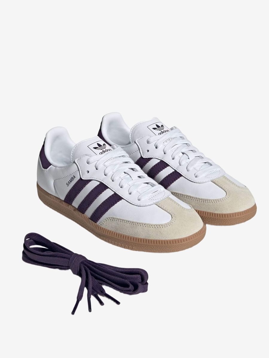 ADIDAS ORIGINALS — Кроссовки Samba Cloud White/Aurora Plum